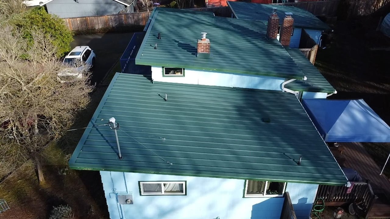 Metal roof repair assessment and standing seam roof inspection