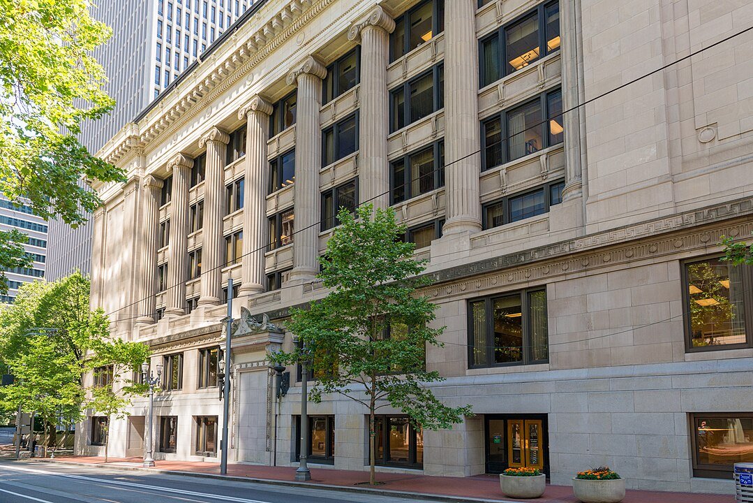The Multnomah County Courthouse in Downtown Portland